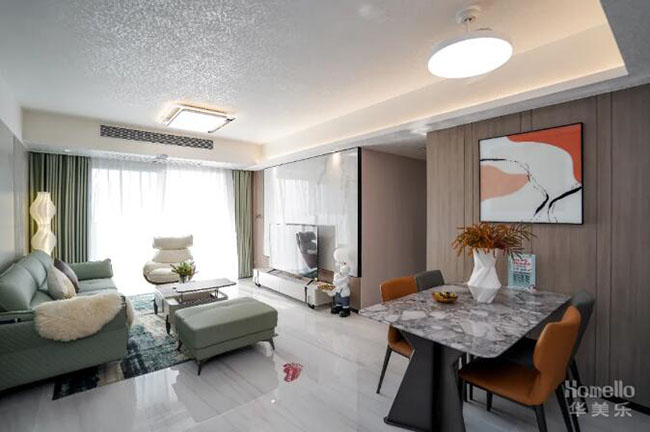 92㎡實用型現(xiàn)代三居，明亮簡潔的舒適新家